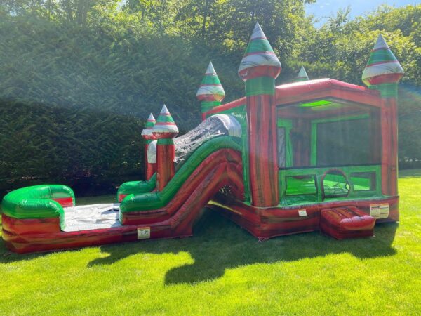 Hot Lava Bounce House Combo Water Slide